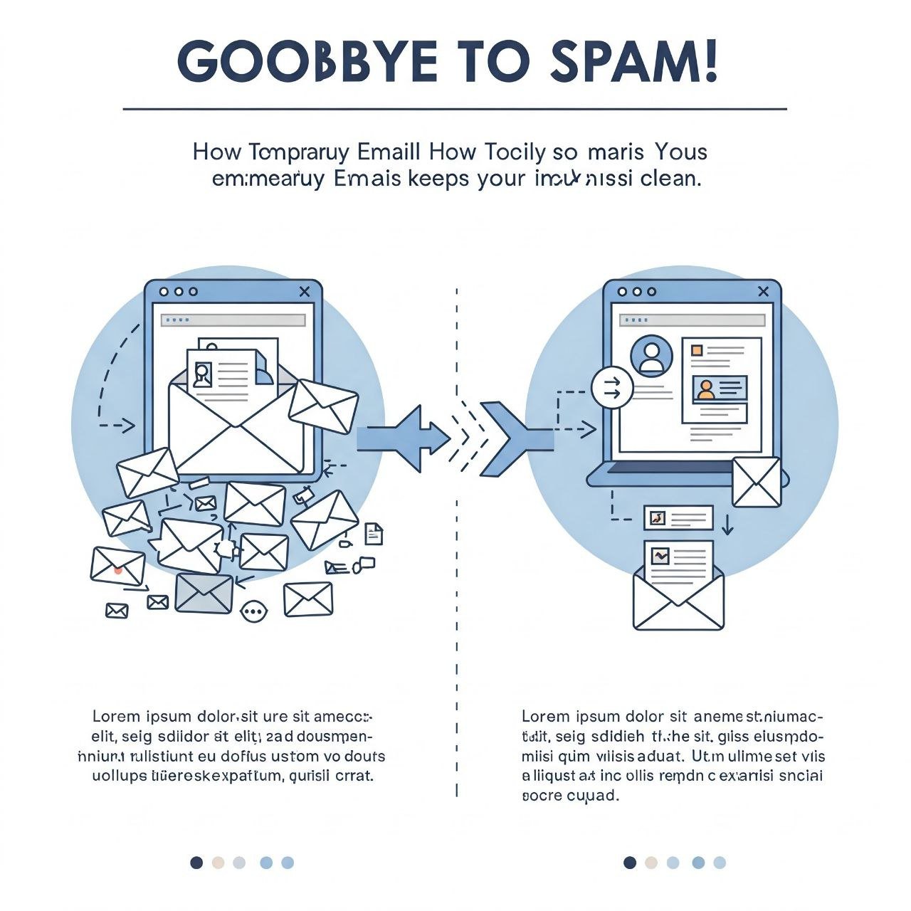 وداعاً للـ Spam! كيف يحافظ البريد الإلكتروني المؤقت على صندوق واردك نظيفاً وخالياً من الفوضى؟